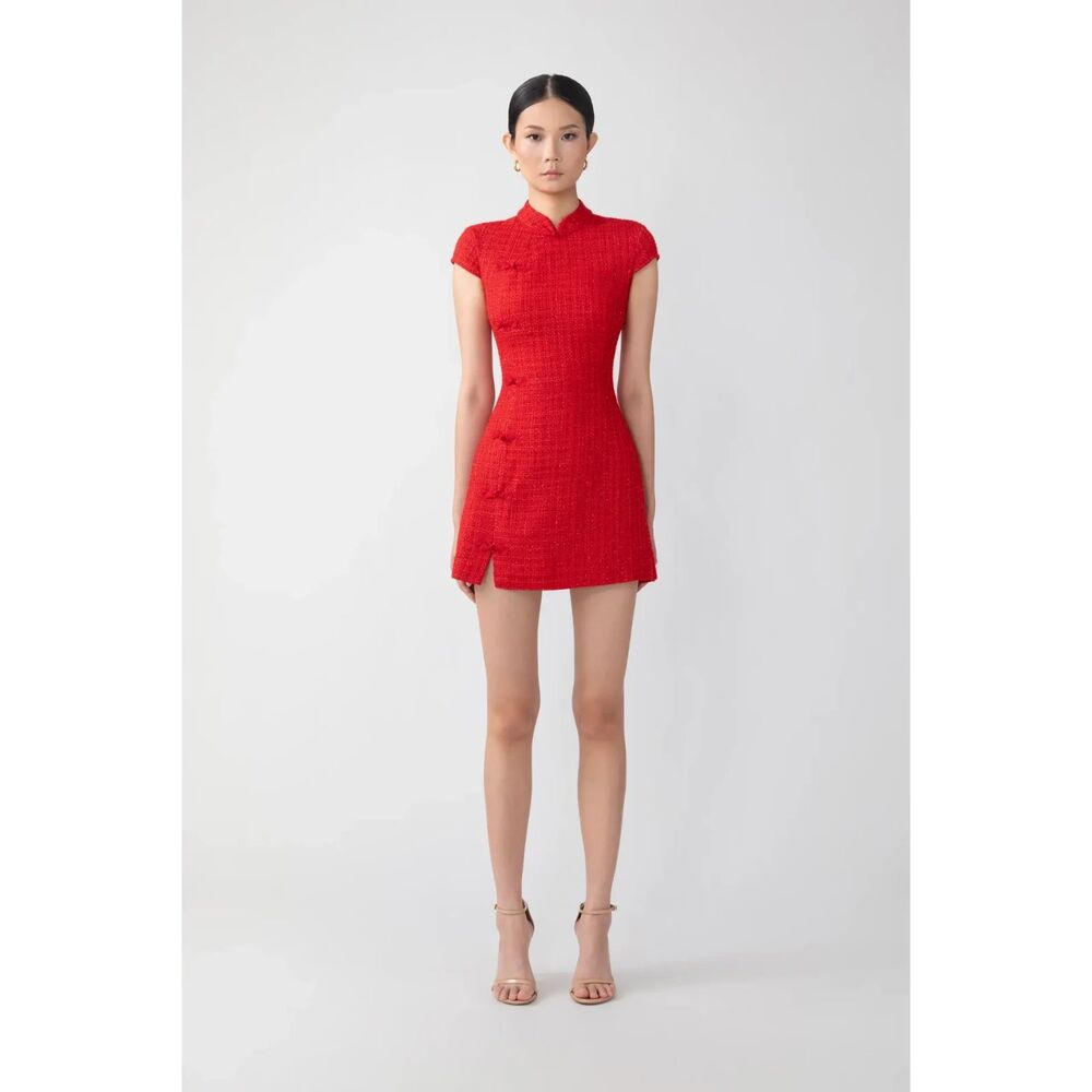 BNWT Sau Lee Natasha Dress Red, never worn, no flaws